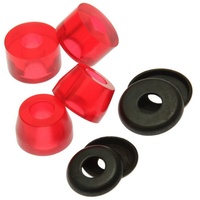 FunTomia Longboard FunTomia Longboard Lenkgummis 85A (Bushings) für zwei Achsen rot|schwarz