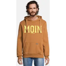salzhaut Hoodie Heff - Moin Braun/Gelb XL