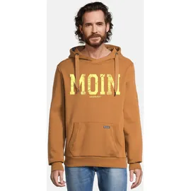 salzhaut Hoodie Heff - Moin Braun/Gelb XL