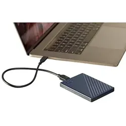 Western Digital My Passport for Mac 2 TB externe HDD-Festplatte blau