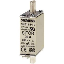 Siemens, Sicherung, SITOR Sicherung 3NE1 690V 50A Größe 000 (Feinsicherung, 50 A)