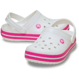 Crocs Toddler Crocband Clog White/Pink Crush 28,5
