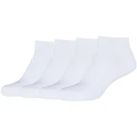 camano 4er Pack camano Soft Bamboo Sneakersocken 1000 - white 41-46