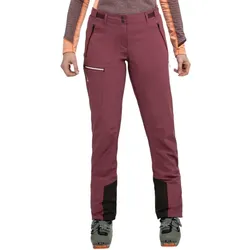 Schöffel Softshellhose Matrei Pant (hohe Atmungsaktivität, elastischer Bund) lang weinrot Damen