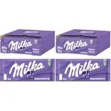 MILKA Alpenmilch Milchschokolade 25 Packungen 90 g