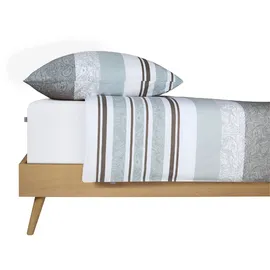 SCHIESSER Bettwäscheset Adele - Renforcé - 2-teilig - 155 x 220 cm - Grau