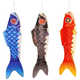 Wolkenstürmer Windsack Koi Fish 90 cm Blau