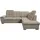 werk2 Eckcouch Polyester 2-Sitzer Beige