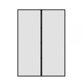 JAROLIFT Fliegengitter-Magnetvorhang für Türen 110 x 220cm, schwarz - JAROLIFT
