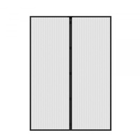 JAROLIFT Fliegengitter-Magnetvorhang für Türen 110 x 220cm, schwarz - JAROLIFT