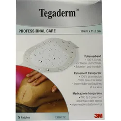 Tegaderm 3M Film 10x11,5 cm oval 1630Np 5 St