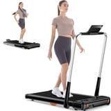 WOQLIBE Laufband,Walking Pad 2.0HP klappbares Laufband mit Fernbedienung und LED-Anzeige, Walking Jogging für Home Office