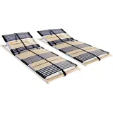 vidaXL Lattenrost 7-Zonen mit 42 Latten verstellbar 80 x 200 cm
