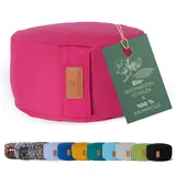 #DoYourYoga DoYourYoga Yoga-Kissen Vishnu gefüllt Buchweizen pink rund - Rosa