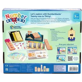 Learning Resources MathLink Würfel Zahlenblöcke 21–30 Aktivität Set