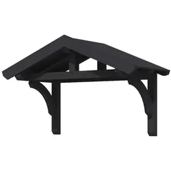 Skan Holz Design-Vordach Stettin-anthrazit -Typ 1