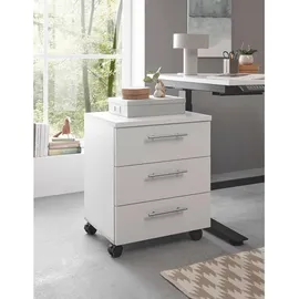 Möbel Boss Ben Rollcontainer 40 x 56 x 39 cm weiß