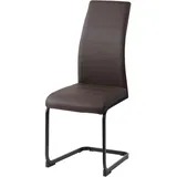 Hti-Living Schwingstuhl SallyP PU braun