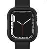 Eclipse Case mit Displayschutz für Apple Watch Bumper Full Body Schutzcase Watch, 9/8/7 41mm, Smartwatch Schutzfolie, Schwarz