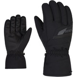 Ziener Herren Gordan Ski-Handschuhe/Wintersport | wasserdicht atmungsaktiv, black/graphite, 8,5