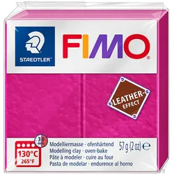STAEDTLER Modelliermasse Fimo Kunststoff 57g leather-effekt beere