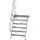 Günzburger MUNK Aluminium-Treppe Plattform 60° 6 Stufen