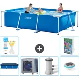 Rechteckiger Frame Pool - 300x200x75 Cm - 7-teilig  S106