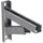Fischer Auslegerkonsole Stahl 700 grau