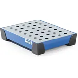 Denios Kleingebindewanne classic-line aus Stahl, lackiert, m. verzinktem Lochblech, 10 Liter, 500x400x95