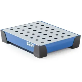 Denios Kleingebindewanne classic-line aus Stahl, lackiert, m. verzinktem Lochblech, 10 Liter, 500x400x95