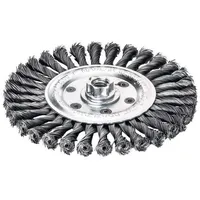 Lessmann Rundbürste Stahldraht 0,50 mm, Bürsten-⌀xBohrungs-⌀ / Gewinde: 125XM14