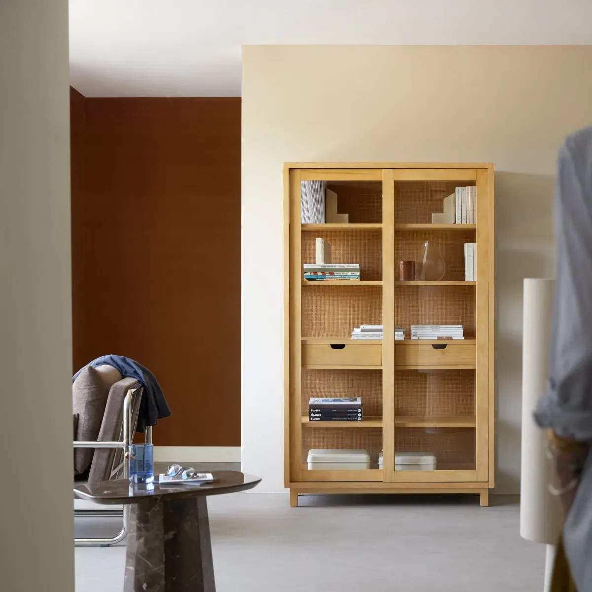 Esszimmerschrank Adel aus massivem Eichenholz 110 x 180