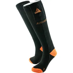 Alpenheat Beheizbare Socken Baumwolle, schwarz, M (39-41)