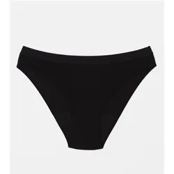 Snuggs Brief Medium Black Menstruationsslip aus Stoff bei mittlerer Menstruation Größe S 1 St.