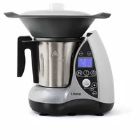 LIVOO Küchenmaschine mit Kochfunktion grau
