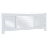 vidaXL MDF Heizkörperverkleidung Weiß 205 cm