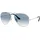 Ray Ban Aviator Large Metal RB3025 003/3F 58-14 polished silver/light blue