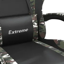 vidaXL Gaming-Stuhl Drehbar Tarnfarben Grün