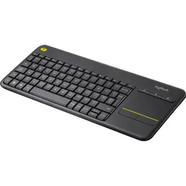 Logitech K400 Plus Wireless Touch Keyboard CH schwarz