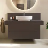 Duravit Balcoon 100x57x52,2cm, braun strukt., 2 SchKa.