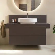 Duravit Balcoon 100x57x52,2cm, braun strukt., 2 SchKa.