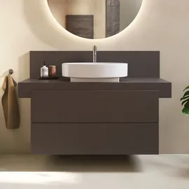 Duravit Balcoon 100x57x52,2cm, braun strukt., 2 SchKa.