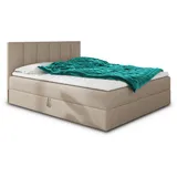 Sofnet Boxbett, Beige, (Inari 22), 160 x 200 cm, Schlafzimmer, Betten, Boxspringbetten