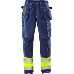 Fristads High Vis Handwerkerhose Kl. 1 247 FAS 100279 - blau - C148