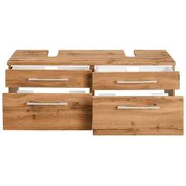 WELLTIME Waschbeckenunterschrank Davos 120 x 41 cm Braun