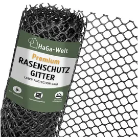 Haga Rasenschutzgitter 1,3m x 50m Schwarz
