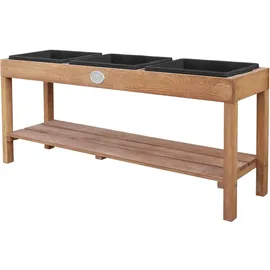 Axi Aktivitäten-Tisch braun B/H/L: ca. 124x50x27 cm - Braun, Schwarz