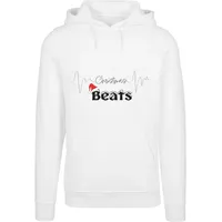 Pod Christmas beats Heavy Hoody in Weiß, Größe 3XL