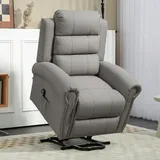 HOMCOM Fernsehsessel mit Aufstehhilfe Relaxsessel mit Liegefunktion Heizfunktion