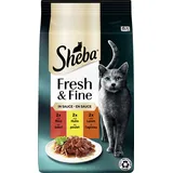 Sheba Fresh & Fine in Sauce Rind/Huhn/Lamm 6ST 300G